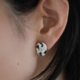 ウィルクス貝 ダイヤモンド イヤリング 18金 ハスナ HASUNA エシカルジュエリー