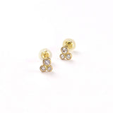 ダイヤモンド ピアス 18金 ハスナ HASUNA エシカルジュエリー