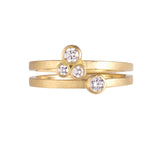 イエローゴールド ダイヤモンド リング 18金 ハスナ HASUNA エシカルジュエリー