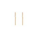 ショートピアス シングル 18金 片耳 HASUNA エシカルジュエリー