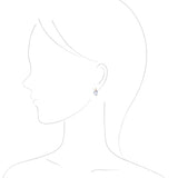 クリスタル ダイヤモンド ピアス 18金 ハスナ HASUNA エシカルジュエリー