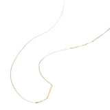 ロングネックレス 18金 HASUNA エシカルジュエリー