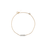 ダイヤモンド ネックレス 18金 ハスナ HASUNA エシカルジュエリー
エシカルでサステナブルなジュエリーをご提案するHASUNAのダイヤモンドのブレスレット。素材は、トップがK18WG,チェーンはK18YGのコンビです。トップは横 約12.7㎜ 縦 約3.5㎜ 厚み 約1㎜の長方形の板状で、表面に直径約0.8mmのダイヤモンドが29個敷き詰められています。裏面は鏡面仕上げで、こちらを表にして着用することも可能です。モチーフを含めた全長は約18.2㎝ アジャスターまで約15.3㎝、18㎝です。
ダイヤモンドブレスレット ダイヤモンドジュエリー コンビジュエリー K18ホワイトゴールド リバーシブル