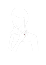 ロードライトガーネット ダイヤモンド リング 18金 ハスナ HASUNA エシカルジュエリー