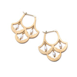 luxe パターンピアス ベビーパール ゴールド【オーダー制作】