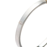 ダイヤモンド フープピアス シルバー ハスナ HASUNA エシカルジュエリー