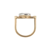 ウィルクス貝 ダイヤモンド リング 18金 ハスナ HASUNA エシカルジュエリー