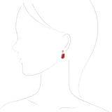 珊瑚 ダイヤモンド ショートピアス 18金 ハスナ HASUNA エシカルジュエリー