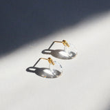 クリスタル ダイヤモンド ピアス 18金 ハスナ HASUNA エシカルジュエリー