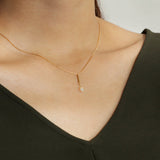 オパール ネックレス 18金 HASUNA エシカルジュエリー