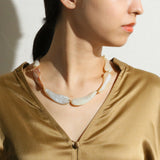 コルネ マザーオブパール ネックレス ハスナ HASUNA エシカルジュエリー