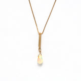 オパール ネックレス 18金 HASUNA エシカルジュエリー