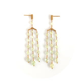 luxe Essence シャンデリアピアス クリソベリルキャッツアイ【Final offer】