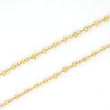 イエローサファイア ロングピアス   9月誕生石 HASUNA エシカルジュエリー