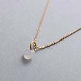 Dots ネックレス ホワイトムーンストーン【Final offer】