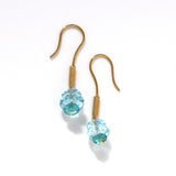 luxe Essence K18ピアス アクアマリン&アパタイト【Final offer】