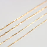 K18 18金 チェーンネックレス ネックレス単品 エシカルジュエリー サスティナブル HASUNA ハスナ