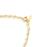 イエローサファイア ネックレス   9月誕生石 HASUNA エシカルジュエリー