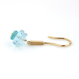 luxe Essence K18ピアス アクアマリン&アパタイト【Final offer】