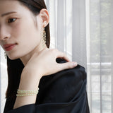 luxe Essence シャンデリアピアス クリソベリルキャッツアイ【Final offer】