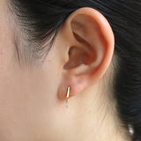 Signature ピアス ホワイトサファイア【Final offer】