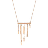 シャンデリア ネックレス 18金 HASUNA エシカルジュエリー