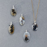 Swing ネックレス/ネックレストップ シーニックデンドリティックアゲート Silver