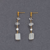 luxe Chance ロングピアス White Edition