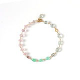 luxe Essence ブレスレット モルガナイト＆エメラルド