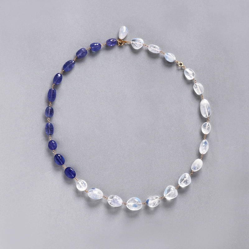 luxe Essence ネックレス デュモルチェライトインクォーツ&タンザナイト