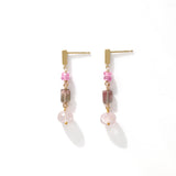 luxe Essence ピアス モルガナイト＆ピンクサファイア