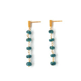 luxe Essence ショートピアス ネオンカイヤナイト