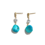 luxe Chance ショートピアス Turquoise Edition