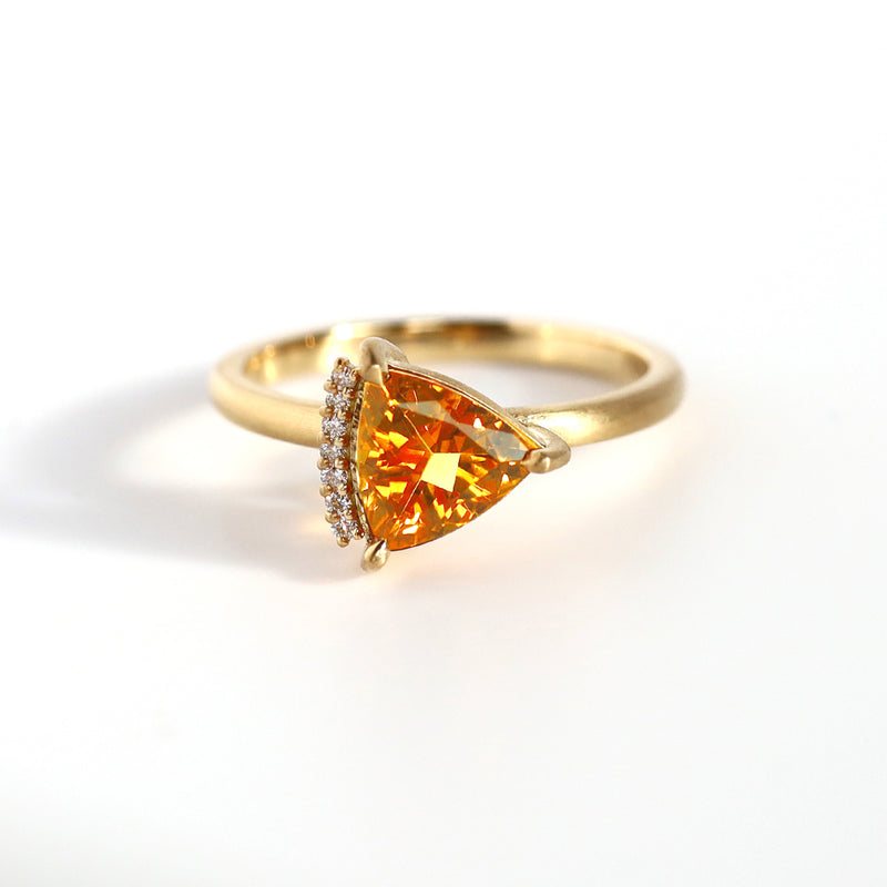 Petal リング シトリン 9号/11号