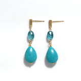 luxe Chance ショートピアス Turquoise Edition