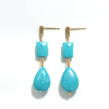 luxe Chance ショートピアス Turquoise Edition
