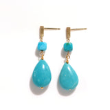 luxe Chance ショートピアス Turquoise Edition