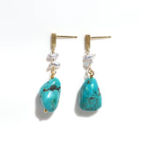 luxe Chance ショートピアス Turquoise Edition