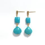 luxe Chance ショートピアス Turquoise Edition