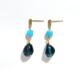 luxe Chance ショートピアス Turquoise Edition