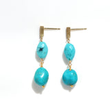 luxe Chance ショートピアス Turquoise Edition