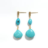 luxe Chance ショートピアス Turquoise Edition