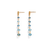luxe Essence ピアス アクアマリン