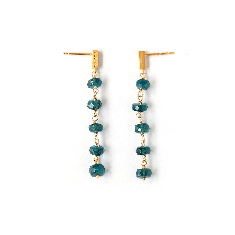 luxe Essence ショートピアス ネオンカイヤナイト