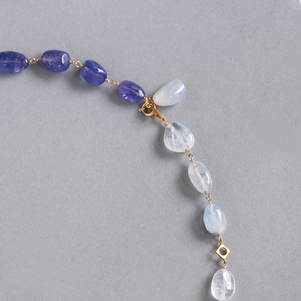 luxe Essence ネックレス デュモルチェライトインクォーツ&タンザナイト