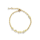 luxe Essence ブレスレット イエローサファイア＆ホワイトサファイア【オーダー制作】