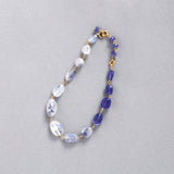 luxe Essence ブレスレット デュモルチェライトインクォーツ&タンザナイト white