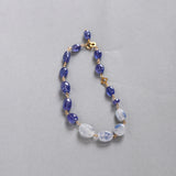 luxe Essence ブレスレット デュモルチェライトインクォーツ&タンザナイト blue