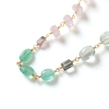 luxe Essence ブレスレット モルガナイト＆エメラルド