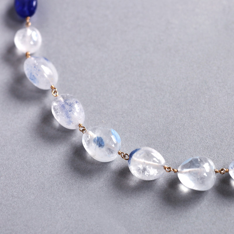 luxe Essence ネックレス デュモルチェライトインクォーツ&タンザナイト